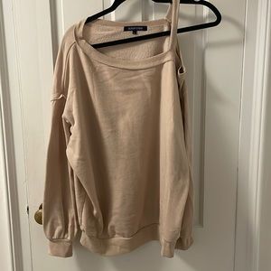 Cold Shoulder Sweatshirt